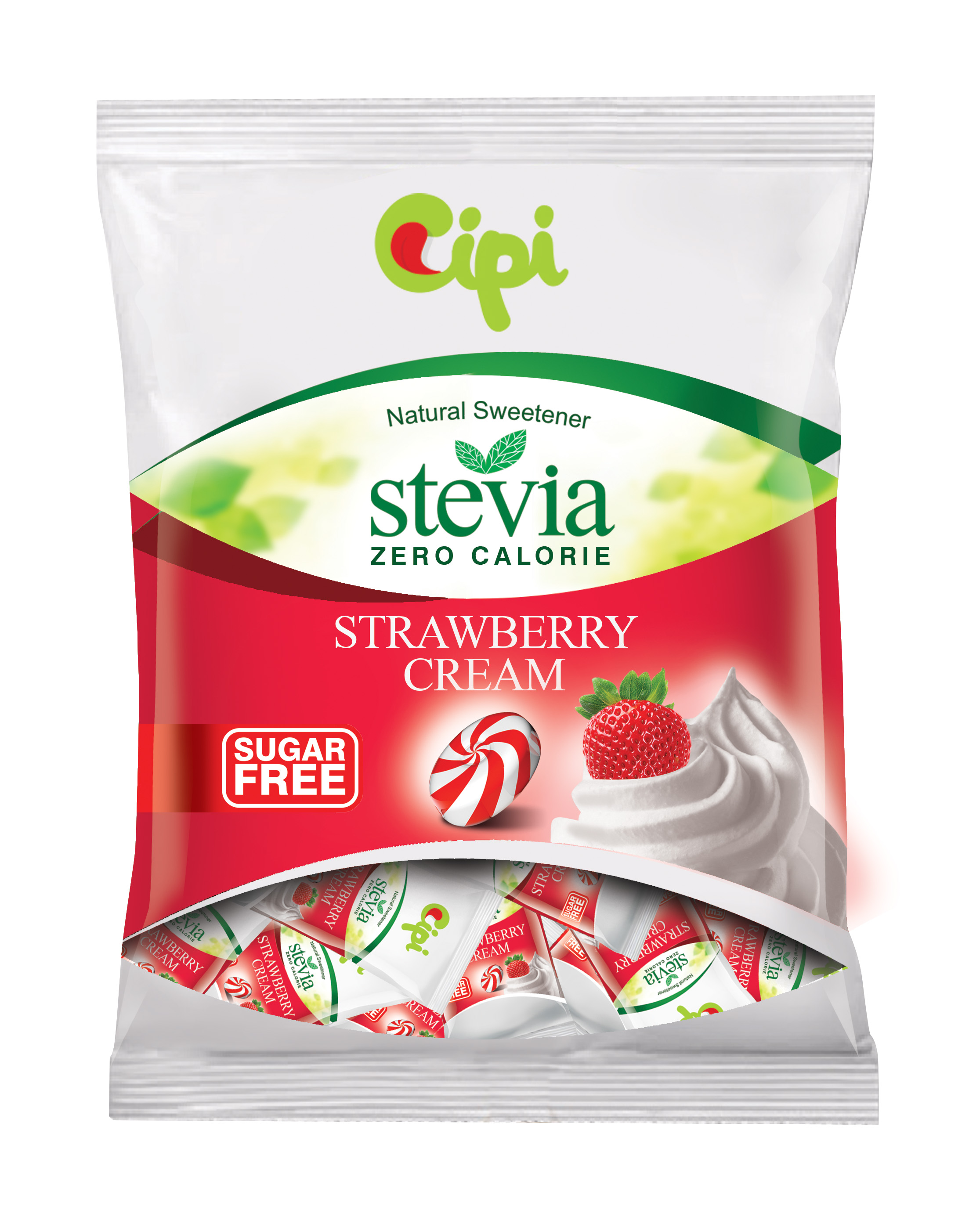 Stevia strawberry cream